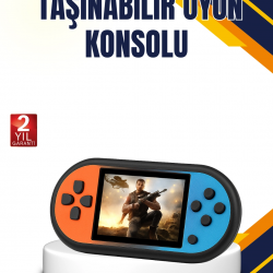 Mey İthalat® 520in1 Retro El Konsolu Çocuk ve Yetişkin Uyumlu HD Görüntülü