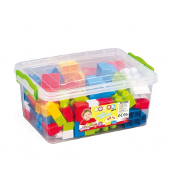 Mey İthalat® 5213 OYUNCAK SANDIKTA BÜYÜK RENKLİ BLOKLAR 85 PARÇA