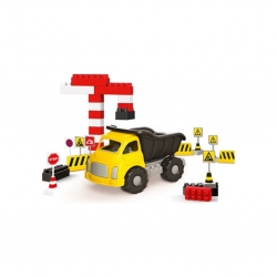 Mey İthalat® 5219 OYUNCAK JUMBO KAMYON VE BLOKLAR 40 PARÇA