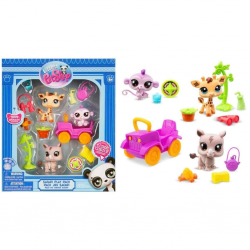 Mey İthalat® 5240 Littlest Pet Shop Minişler Safari Oyun Seti S1 -