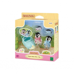 Mey İthalat®  5695 Sylvanian Families Penguen Bebekler Araba Keyfi +4 yaş
