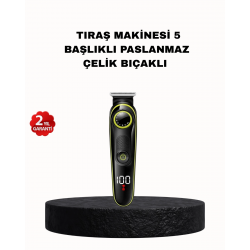 Mey İthalat® 5’i 1 Arada Erkek Bakım Seti Şarjlı Suya Dayanıklı Çok Fonksiyonlu