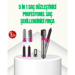 Mey İthalat® 5’i 1 Arada Profesyonel Saç Şekillendirici Tek Cihazla Sınırsız Stil