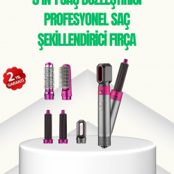 Mey İthalat® 5’i 1 Arada Profesyonel Saç Şekillendirici Tek Cihazla Sınırsız Stil