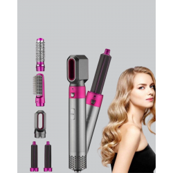 Mey İthalat® 5’i 1 Arada Saç Şekillendirici Set Kuaför Düzeyinde Performans ve Ergonomik Tasarım