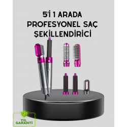 Mey İthalat® 5’i 1 Arada Saç Şekillendirme Makinesi Hızlı Kuruma ve Kuaför Kalitesinde Sonuç