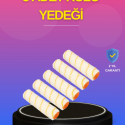 Mey İthalat® 5’li Detay Boya Rulo Takımı Pürüzsüz Yüzey İçin İdeal