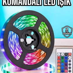 Mey İthalat® 5M RGB Işıklı Her Ortama Uygun Led Işık