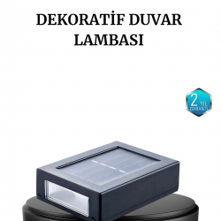 Mey İthalat® 6 LED Güneş Enerjili Sensörlü Lamba – Akıllı Işık Sensörlü, Enerji Tasarruflu Bahçe Aydınlatma