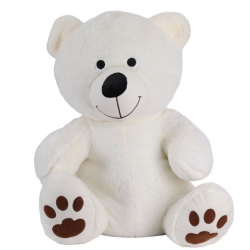 Mey İthalat® 6183 60 CM OTURAN AYI EKRU