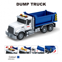 Mey İthalat® 666-10R 1 14 SÜRTMELİ PİLLİ IŞIKLI KAMYON