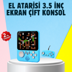 Mey İthalat® 666 Klasik Oyunlu Mini Retro Konsol – Büyük Ekran Desteği