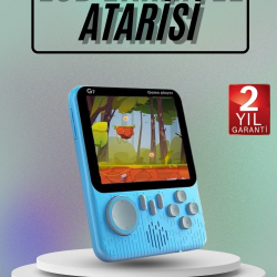 Mey İthalat® 666 Oyunlu Retro El Konsolu Atari 3.5 İnç Taşınabilir Oyun Konsolu