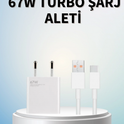 Mey İthalat® 67 Watt Güçlü Şarj Aleti Samsung S23 Ultra S24 Uyumlu