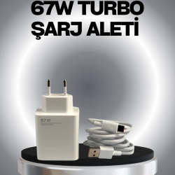 Mey İthalat® 67 Watt Güvenli Hızlı Şarj Adaptörü Samsung M31 M33 M51 Uyumlu