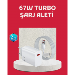 Mey İthalat® 67 Watt Turbo Şarj Cihazı Motorola G30 G50 G60 G82 Uyumlu
