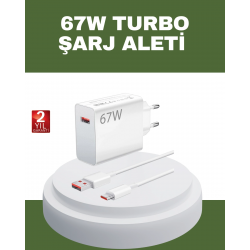 Mey İthalat® 67 Watt Type C Hızlı Şarj Cihazı OnePlus 7 8 9 10 Uyumlu