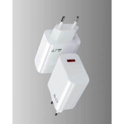 Mey İthalat® 67W Süper Hızlı Şarj Adaptörü ve Kablo Seti – Güvenli, Kompakt ve Ergonomik Tasarım