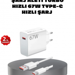 Mey İthalat® 67W Turbo Type-C Hızlı Şarj Adaptörü – Akıllı Koruma Çipli, Hızlı Şarj Destekli