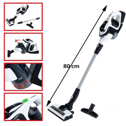 Mey İthalat® 6812 Bosch Oyuncak Beyaz Elektrik Süpürgesi Sesli + Işıklı