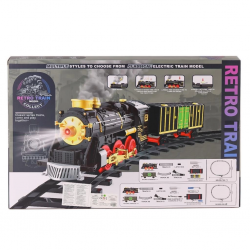 Mey İthalat® 699-69A Sesli Işıklı Şarjlı Dumanlı Tren Seti -Karsan Oyuncak