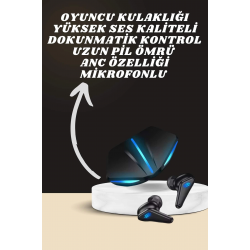 Mey İthalat® 7 Kordonlu Akıllı Saat Ve Oyuncu Kulaklığı ANC Özelliği Kulak İçi Mikrofonlu Sesli Görüşme