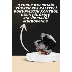 Mey İthalat® 7 Kordonlu Akıllı Saat Ve Oyuncu Kulaklığı Bluetooth Bağlantılı Android ve İOS Uyumlu