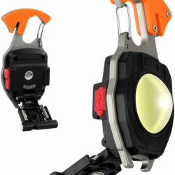 Mey İthalat® 7 Modlu Mini Led Lamba Anahtarlık USB Şarjlı Kamp İçin Taşınabilir