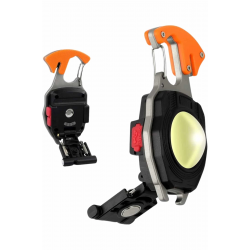 Mey İthalat® 7 Modlu Mini Led Lamba Anahtarlık USB Şarjlı Kamp İçin Taşınabilir