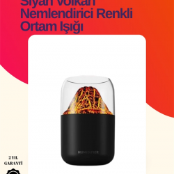 Mey İthalat® 7 Renk LED Işıklı Uçucu Yağ Difüzörü – Ultrasonik Teknoloji