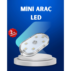 Mey İthalat® 7 Renk Modlu Dokunmatik Sensörlü Mini LED Araç İçi Lamba