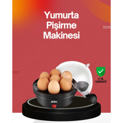 Mey İthalat® 7 Yumurtalık Buharlı Yumurta Pişirme Cihazı Otomatik Kapanma Özellikli