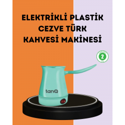 Mey İthalat® 700 Watt Plastik Cezveli Elektrikli Kahve Makinesi