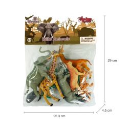 Mey İthalat® 7141,7142,7143 Poşette 10 parça Hayvan Seti