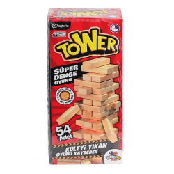 Mey İthalat® 7314 Tower Denge Oyunu 54 Parça