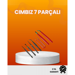 Mey İthalat® 7’li Hassas Uçlu Cımbız Seti Antistatik ESD Kaplamalı Profesyonel