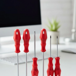 Mey İthalat® 7li Tornavida Seti Düz ve Yıldız Uçlu Çok Amaçlı Kullanım