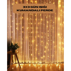 Mey İthalat® 8 Fonksiyonlu Uzaktan Kumandalı Günışığı Perde Peri Led Dekoratif Işık