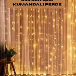 Mey İthalat® 8 Fonksiyonlu Uzaktan Kumandalı Günışığı Perde Peri Led Dekoratif Işık