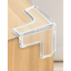 Mey İthalat® 8 li Set Silikon Şeffaf Masa Kenarı Koruma Aparatı