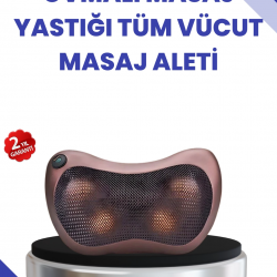 Mey İthalat® 8 Toplu Derin Yoğurma Masaj Yastığı Ev ve Araç Kullanımına Uygun