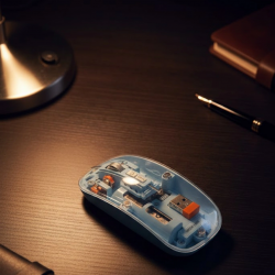 Mey İthalat® 800 1600 DPI Ayarlanabilir Mavi Kablosuz Mouse Pilli