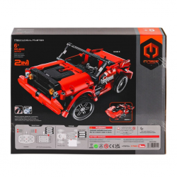 Mey İthalat®  8025 IMM Kumandalı Süper Araba 2IN1 Kırmızı 351 Parça