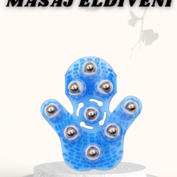 Mey İthalat® 9 Bilyeli Masaj Eldiveni Giyilebilir Plastik Vücut Sıkılaştırıcı
