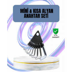 Mey İthalat® 9 Parça Alyan Anahtar Seti Altıgen Uçlu Mobilya ve Tamir İçin