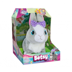 Mey İthalat® 9586 Sesli ve Hareketli Peluş Tavşan Betsy -