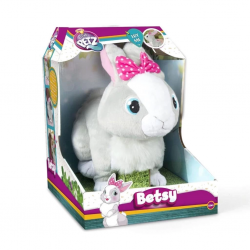 Mey İthalat® 9586 Sesli ve Hareketli Peluş Tavşan Betsy -