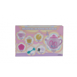 Mey İthalat® 9798-S1 PİLLİ KUTULU BUHARLI ÇAY SETİ