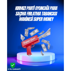 Mey İthalat® AA Pil ile Çalışan, Kolay Kullanımlı Kâğıt Fırlatıcı Oyuncak