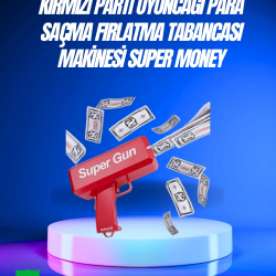 Mey İthalat® AA Pil ile Çalışan, Kolay Kullanımlı Kâğıt Fırlatıcı Oyuncak